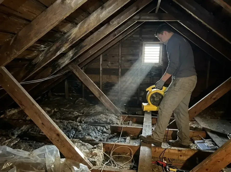 attic-water-damage-drying-proc-007 — frequently asked questions, Emergency Water Extraction & 24/7 Flood Response in Woonsoc…